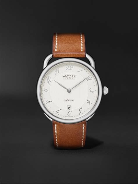 montre hermes barenia|Hermes arceau 40mm.